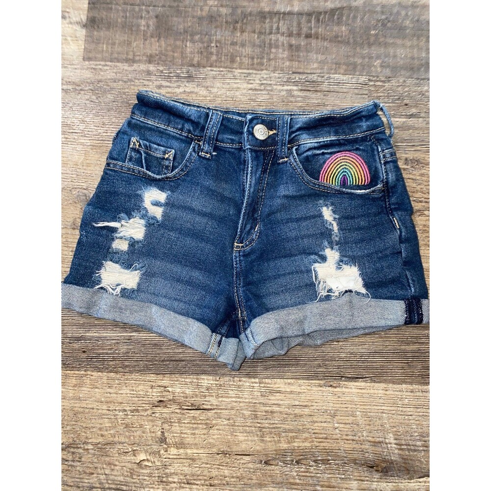 EUC GIRLS JUSTICE SHORTS SIZE 10